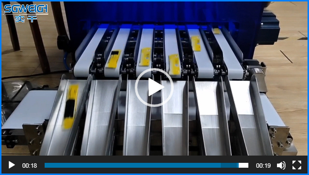 多列檢重秤,6通道自動(dòng)檢重秤,條包食品藥品檢重秤客戶視頻